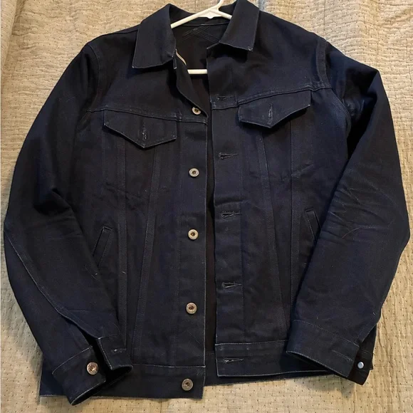 3sixteen Dark Navy Raw Denim Jacket - Picture 1 of 4